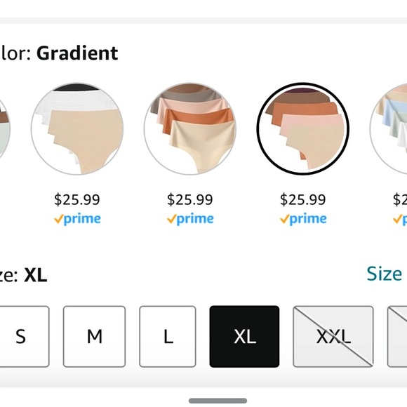 Wealurre High Waisted Seamless Breathable No Show Thongs/Panties 6 Pack | NEW!🖤 - Picture 9 of 9